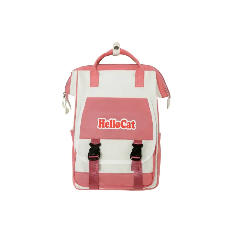 WICKBUEN Nylon Backpack Unisex Black/Pink/Khaki/Purple-6