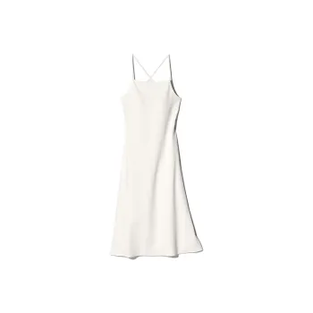 UNIQLO Slip Dresses Women's Ivory