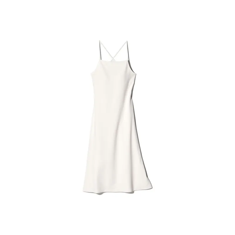 UNIQLO Slip Dresses Women's Ivory-0