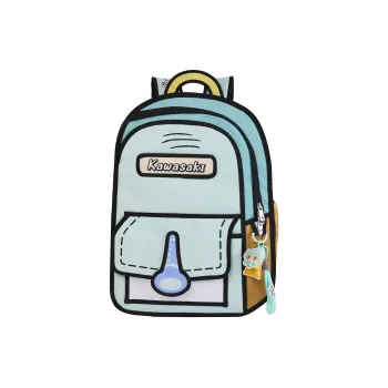 Kawasaki × SpongeBob Collaboration Polyester Backpack Unisex