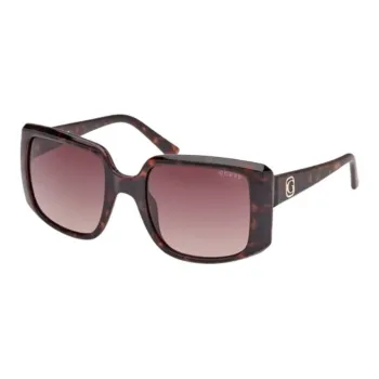 GUESS Injection Square Sunglasses Women's Tortoiseshell