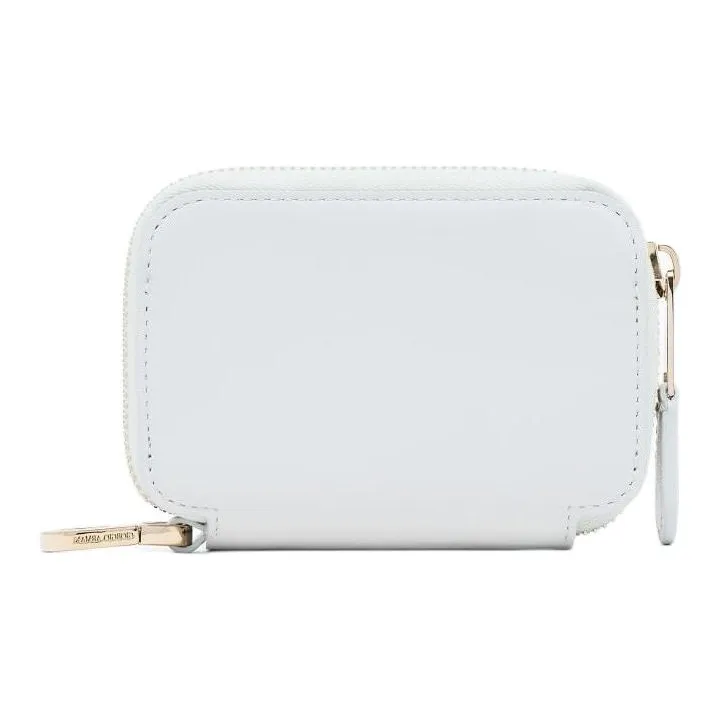 AMANI Cow Leather Wallet Mini Women's Bianco-2