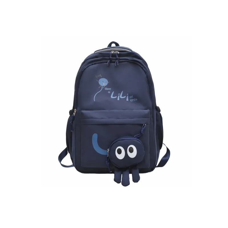 Kewuku Nylon Fabric Backpack Regular Unisex Multicolor-20