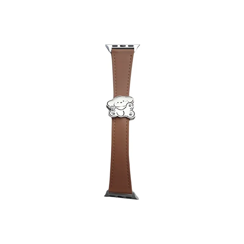 KVZUVUU Apple Compatibility Watch Band Cowhide Leather Material-4