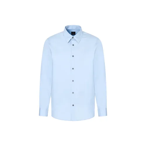 ARMANI EXCHANGEAE Shirt Men's Light Blue