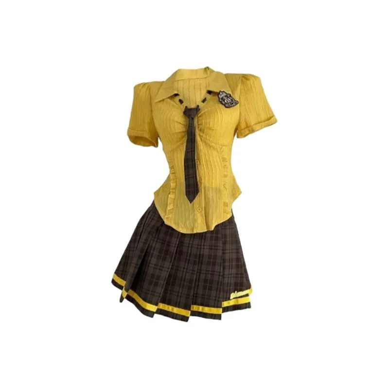 TIBINB Two Piece Skirt Sets Women's-0