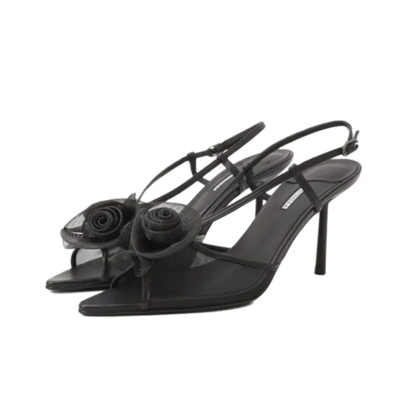 Le Silla 85mm Floral motif Sandals Women's-2