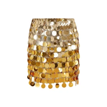 Paco Rabanne Gradient effect Mini Skirt