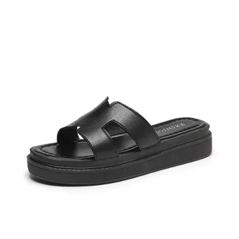 Puppytown Rubber Sole Slip Resistant Quick Dry Slide Slippers Women's