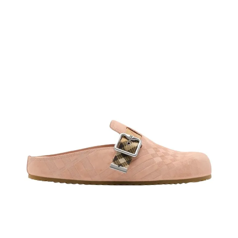 Burberry Closed Toe Slippers Women's Beige-1