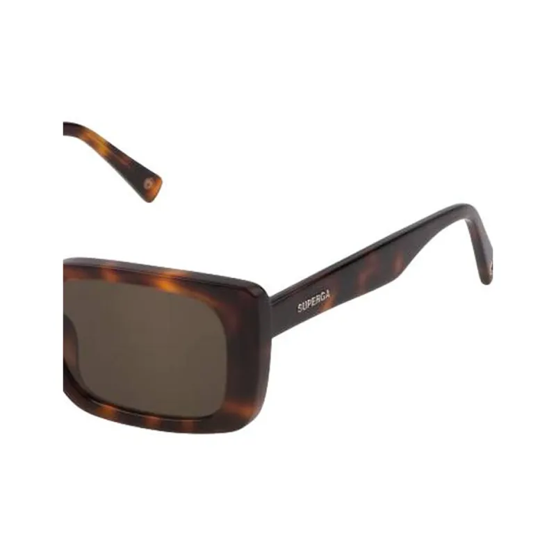 Sting Acetate Rectangular Sunglasses Unisex Tortoiseshell-2