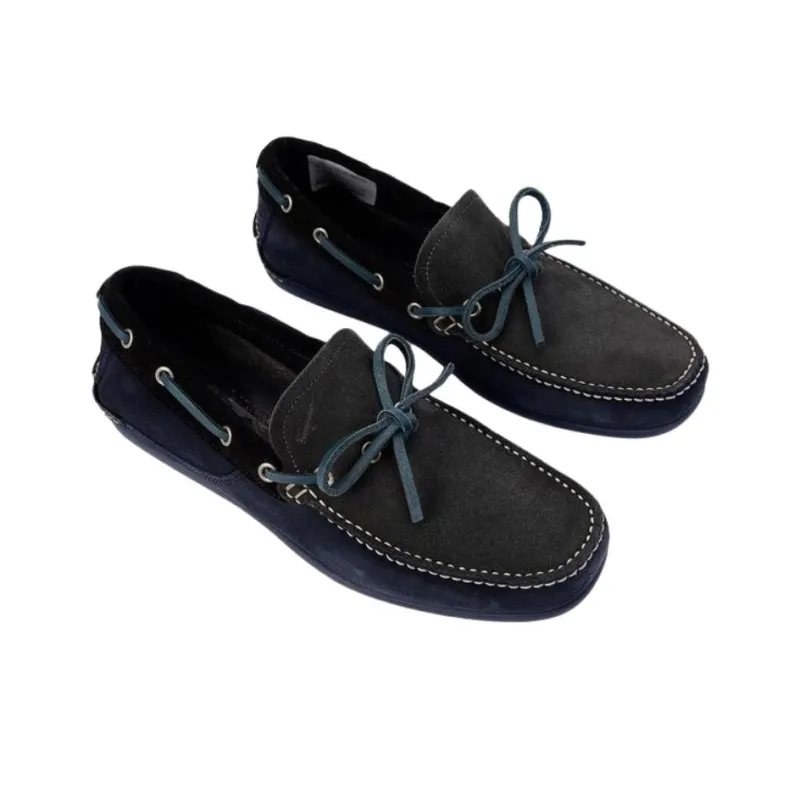 FERRAGAMO Casual Shoes Men's Dark Blue-2