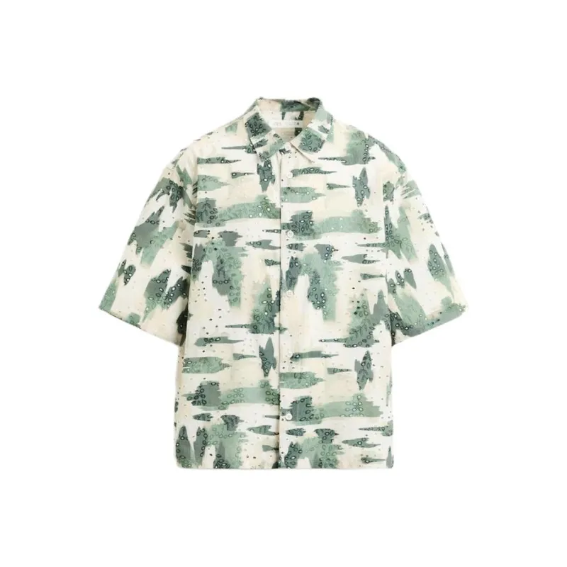 ZARA Shirts Men Green-0