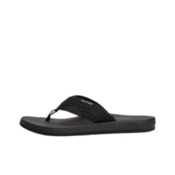 Tommy Hilfiger EVA Abrasion Resistant Flip Flops Men's Black