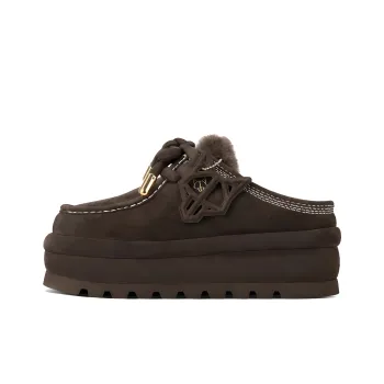 Naked Wolfe Blizzard Wrap-toe Slippers Women's Brown