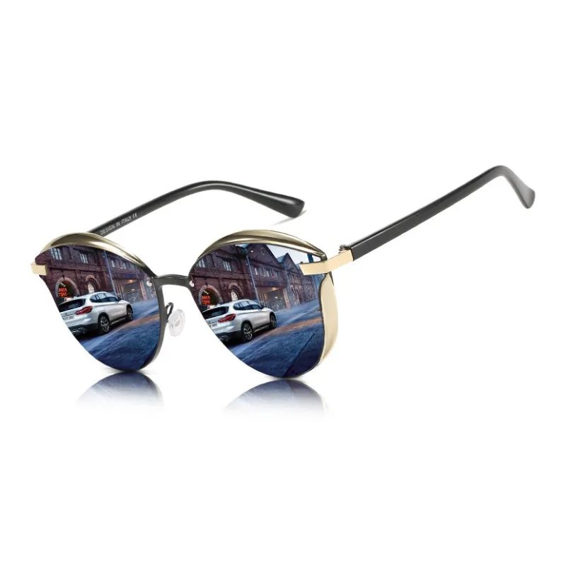SOMAN TR90 Round Sunglasses Unisex-2