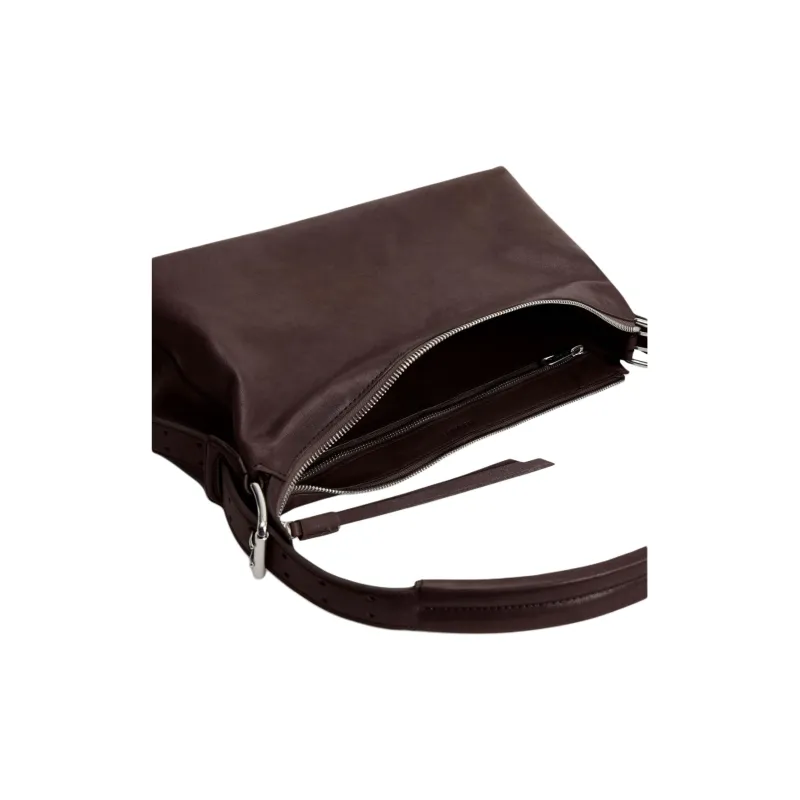Lemaire Leather Baguette Bag Shoulder Bag Women's Dark Coffee-2