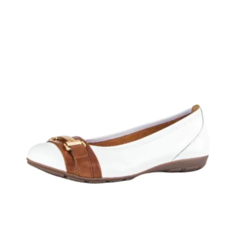 Gabor Fashion Casual Single Shoes 1.8cm Women's White-2
