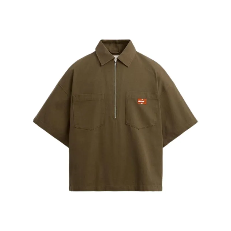 ZARA Shirts Men Brown-0