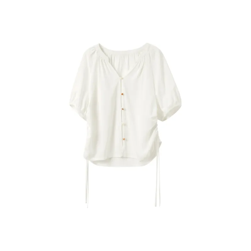 3COLOUR Shirts Women's Pearl White-0