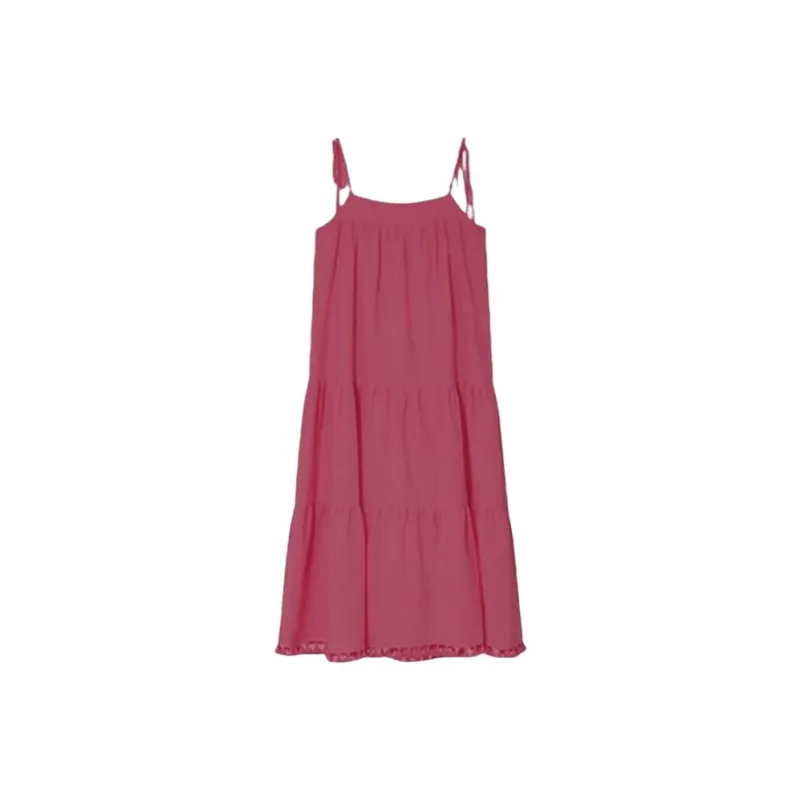 AHDO Slip Dresses Women's Fuchsia-1