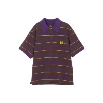 Needles SS25 Polo Shirt Unisex Purple