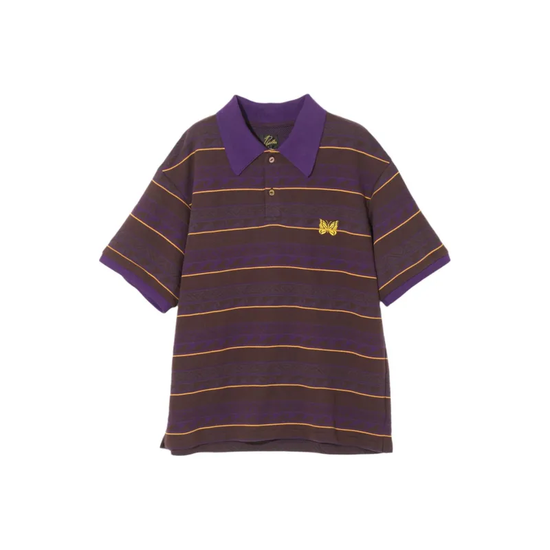 Needles SS25 Polo Shirt Unisex Purple-0