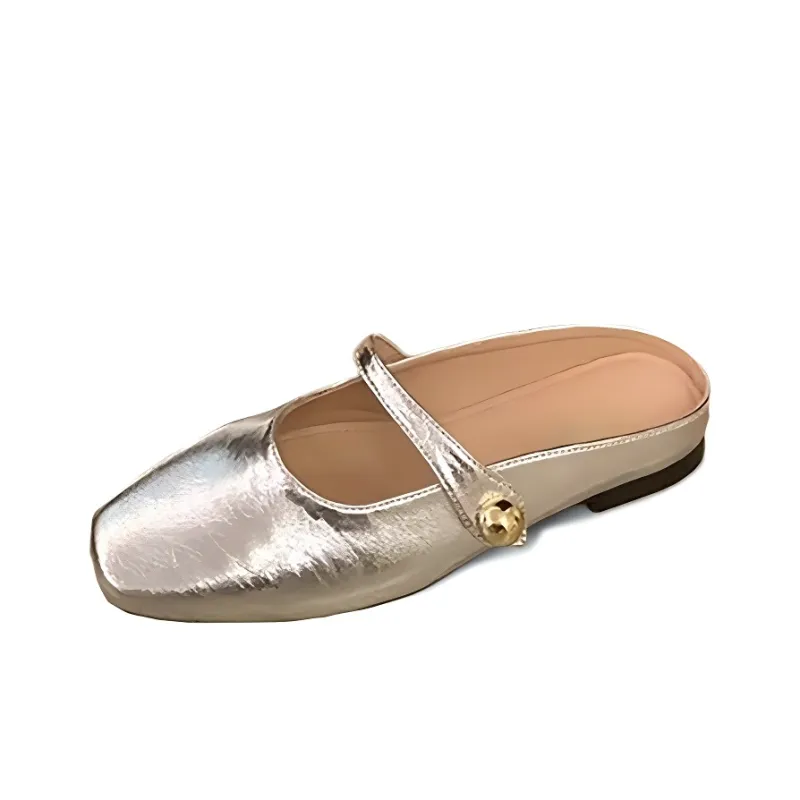 SHUXIAOBEI Abrasion Resistant Closed Toe Slippers Women's-0