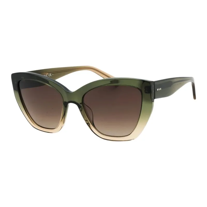 BANANA REPUBLIC Plastic Cat Eye Sunglasses Unisex Green-0