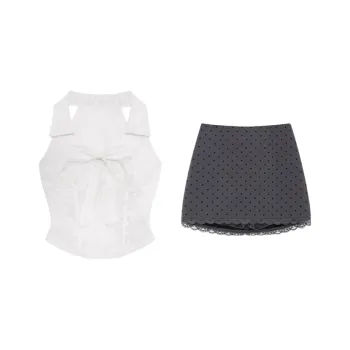 POPO.INFO Two Piece Skirt Sets Women's