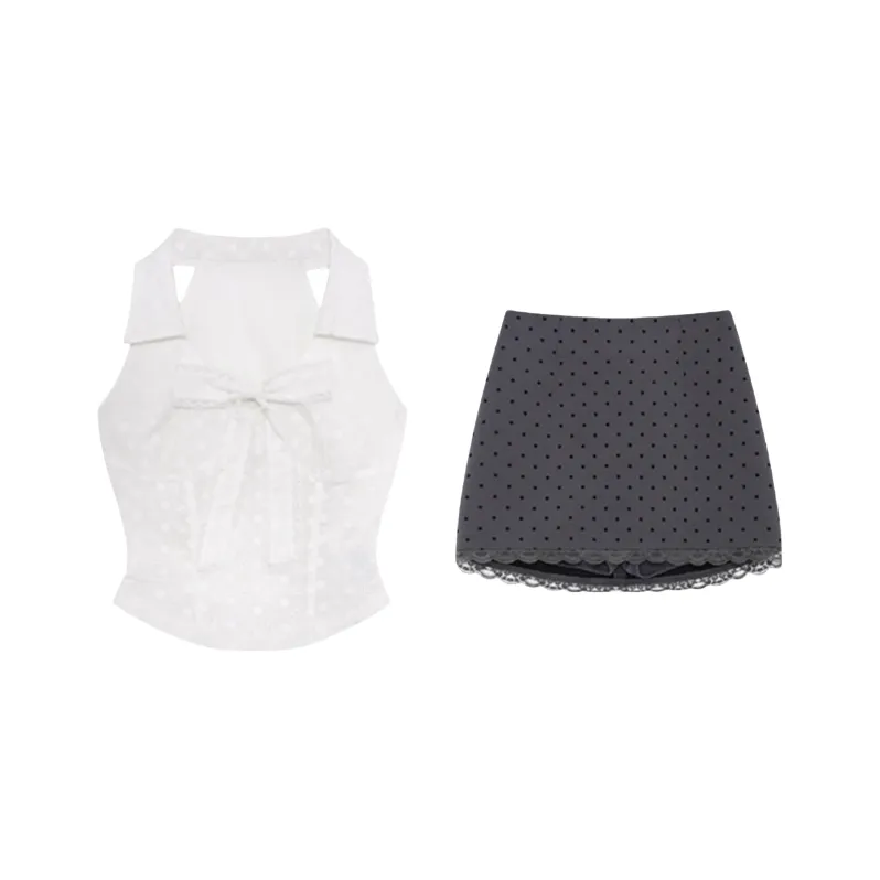 POPO.INFO Two Piece Skirt Sets Women's-0