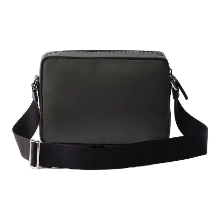 PRADA Recycled Nylon Shoulder Bag Men's Forest-2