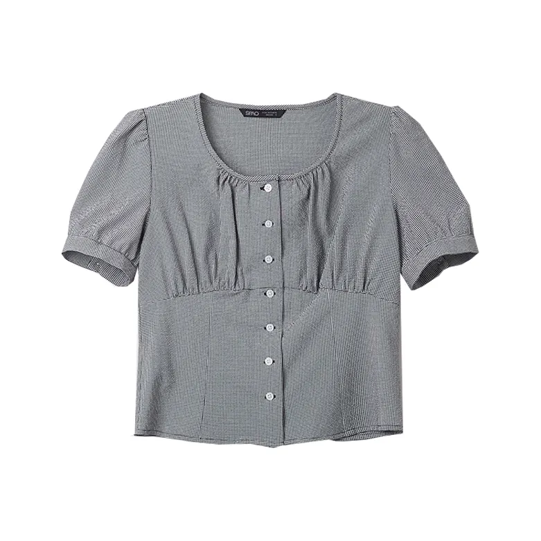SPAO Chiffon Shirts Women's-4