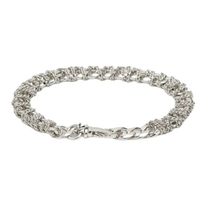 EMANUELE BICOCCHI Metal Bracelets Men's Silver-1