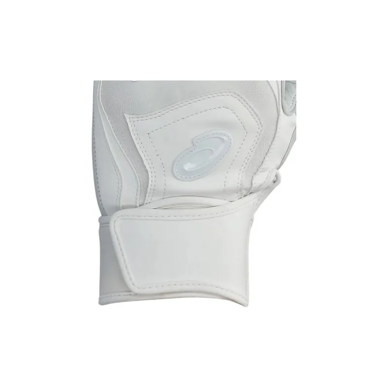 Asics Baseball Gloves Batter's Glove Leather Men's White-2