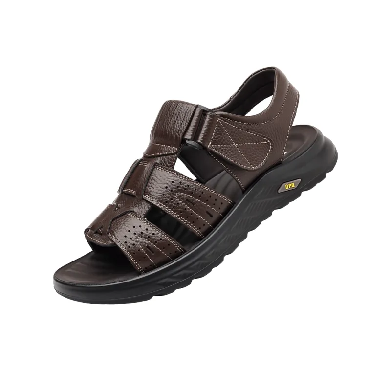 Bindu Beach Sandals Men Gray/Brown-7