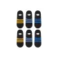 Yellow 2+Sky Blue 2+Dark Blue 2[6 Pack]