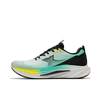 XTEP Abrasion Resistant Slip Resistant Low Top Casual Running Shoes Men's Green White