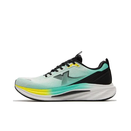 XTEP Abrasion Resistant Slip Resistant Low Top Casual Running Shoes Men's Green White