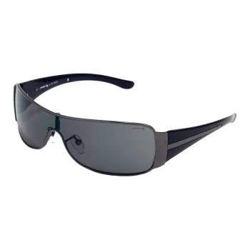 Sting Acetate Metal Irregular Shape Sunglasses Unisex Black