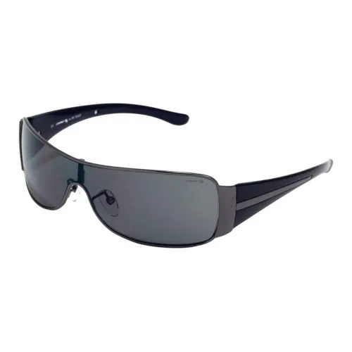 Sting Acetate Metal Irregular Shape Sunglasses Unisex Black