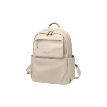 GOLF Water Repellent Fabric Backpack Women's Apricot/Elegant Black