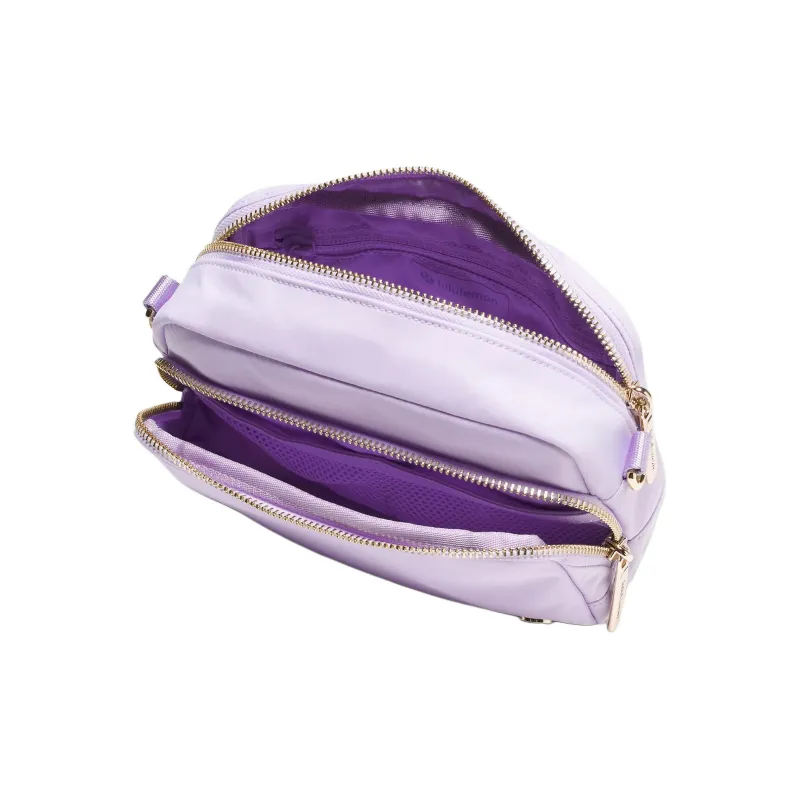 Lululemon Everywhere Nylon Crossbody Bag Unisex Purple-2