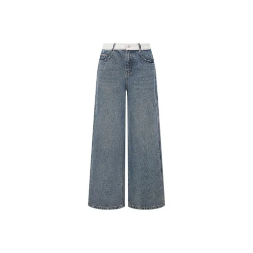 DAZZLE 블루 여성 청바지