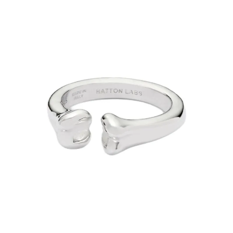 Hatton Labs Sterling Silver Rings Men's Silver-0