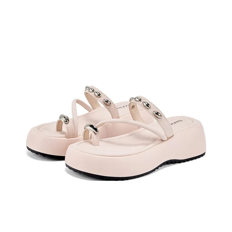 DAPHNE Cut Out Slide Slippers Women's-13