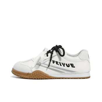 Dafu Leaps Forward Lightweight, Slip Resistant, And Abrasion Resistant Low Top Casual Shoes Women's White Black Silver
