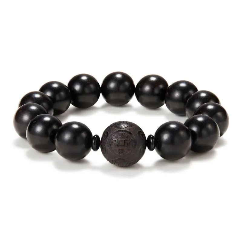 Gianina Ebony Wooden Bracelets Unisex-0