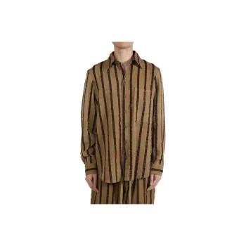 UMA WANG Shirts Men Brown