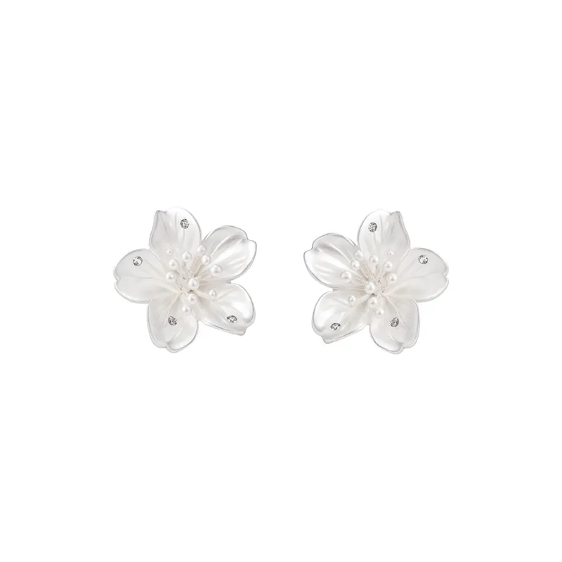 SUMIYAKI S925 Silver Stud Earrings Women's-0